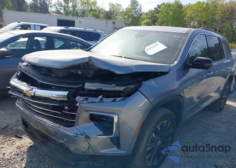 2025 Chevrolet Traverse Lt из США, поврежденный, VIN 1GNERGRS8SJ200427